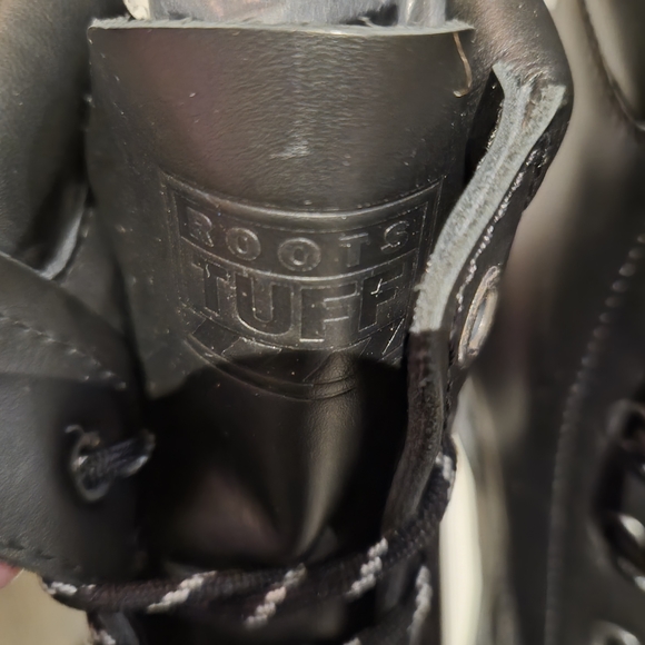 Black Boots with White Accents - Picture 3 of 4